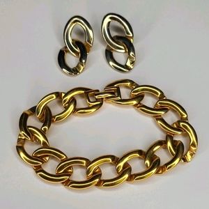 Monet Vintage Bracelet & Earrings Set